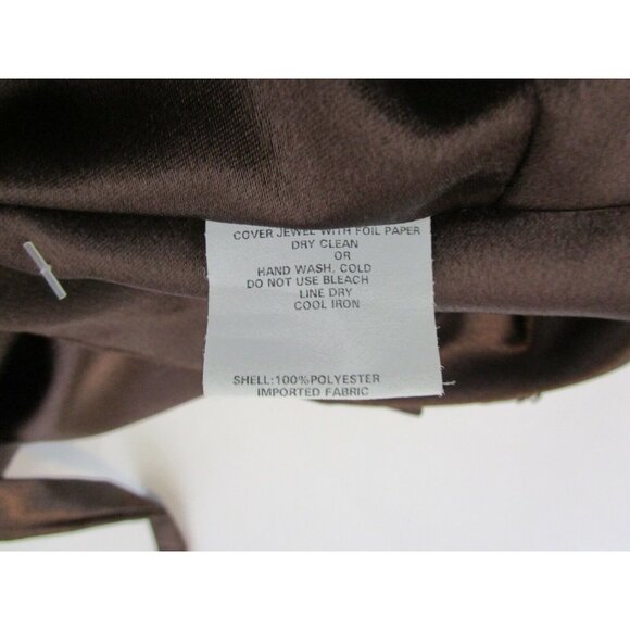 Jessica McClintock Formal Gown Size 9/10 Halter Brown Gunne Sax Prom Wedding NWT - Picture 9 of 12